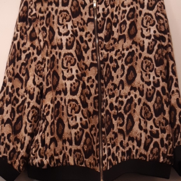 Women's Leopard PRINT jacket - Picture 3 of 11